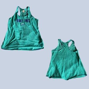 North Face- M  “I Built This” Racerback Workout Tank